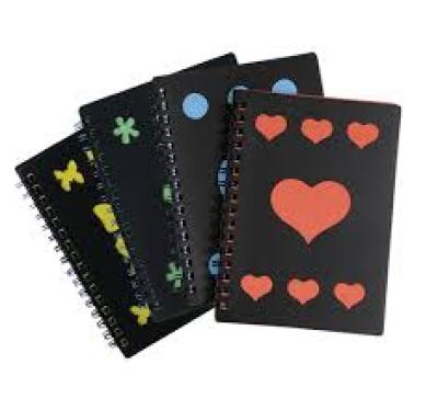 Officepoint A7 Spiral Pocket  Notebook (Flower)
